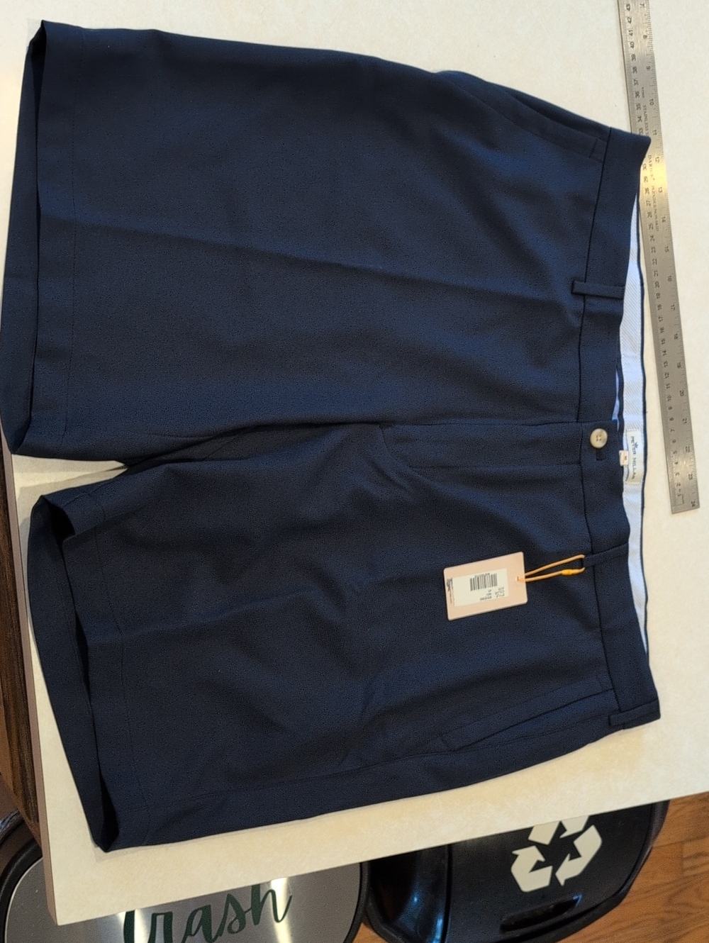 Men's Navy Performance Stretch Shorts